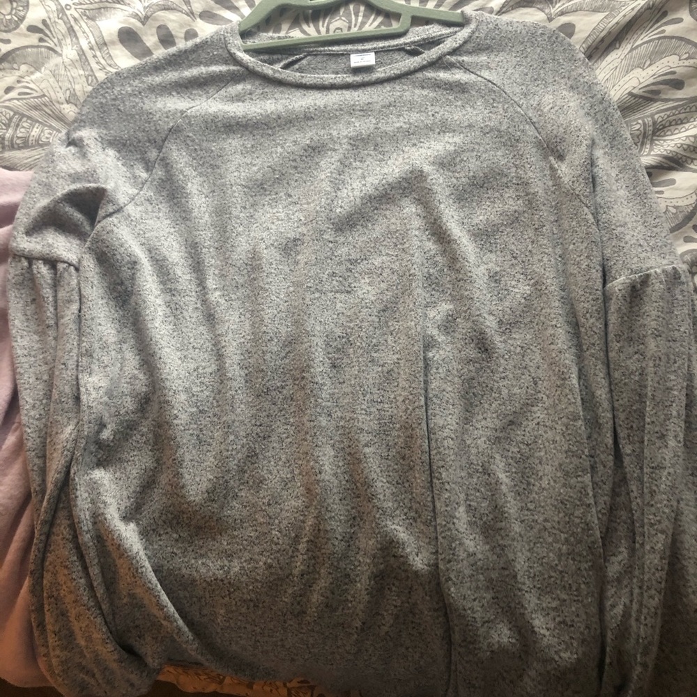 Super soft balloon sleeve sweater